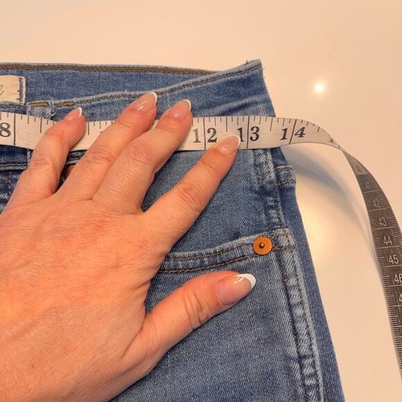Madewell 10” High Rise Skinny Jean with Exposed Button Fly Size 27 Tall - Picture 10 of 11